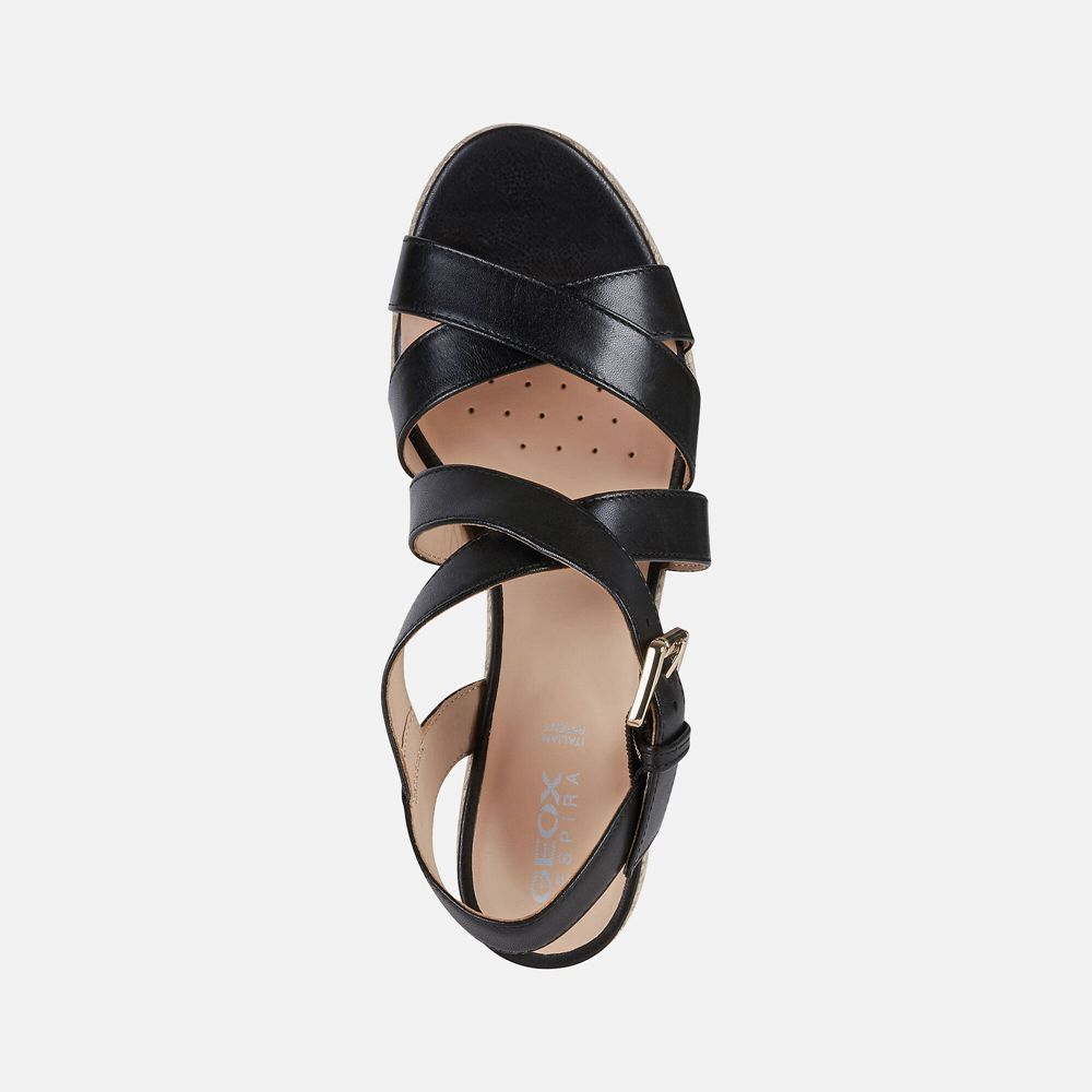 Sandalias Geox Senhora Pretas - Ponza - FWDCE2718